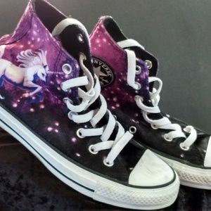 Converse High top satin unicorn